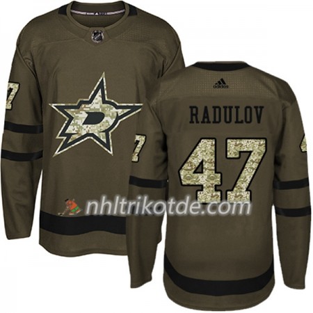 Dallas Stars Trikot Alexander Radulov 47 Adidas 2017-2018 Camo Grün Authentic - Herren